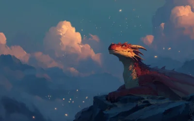 Little dragon Popik doesn’t want to breathe fire